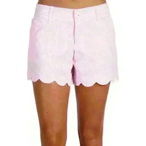 Lilly Pulitzer Pants - Lilly Pulitzer buttercup pink scalloped shorts 0